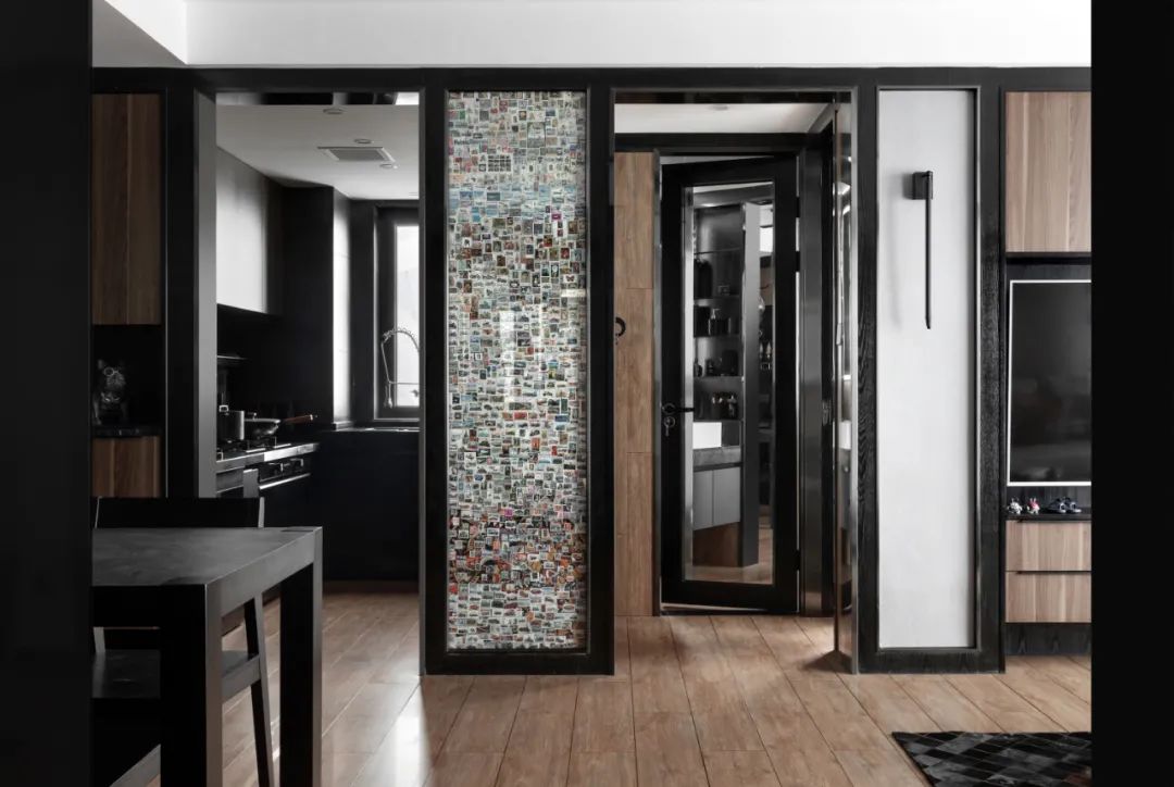 现代复古混搭风格室内设计家装案例-走道 现代复古混搭风格室内设计家装案例-走道